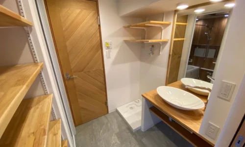 マンションリノベーションの洗面リフォームのAfter写真