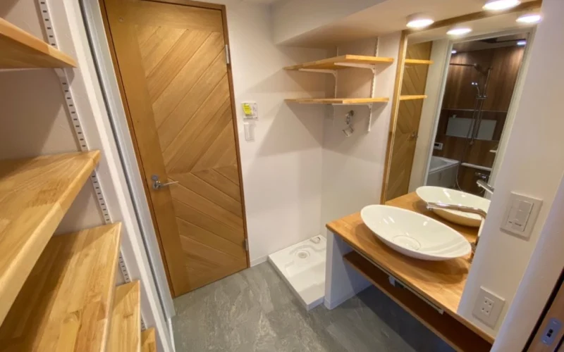 マンションリノベーションの洗面リフォームのAfter写真