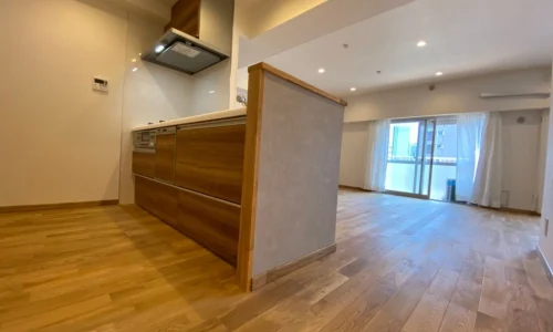 マンションリノベーションのキッチンリフォームのAfter写真