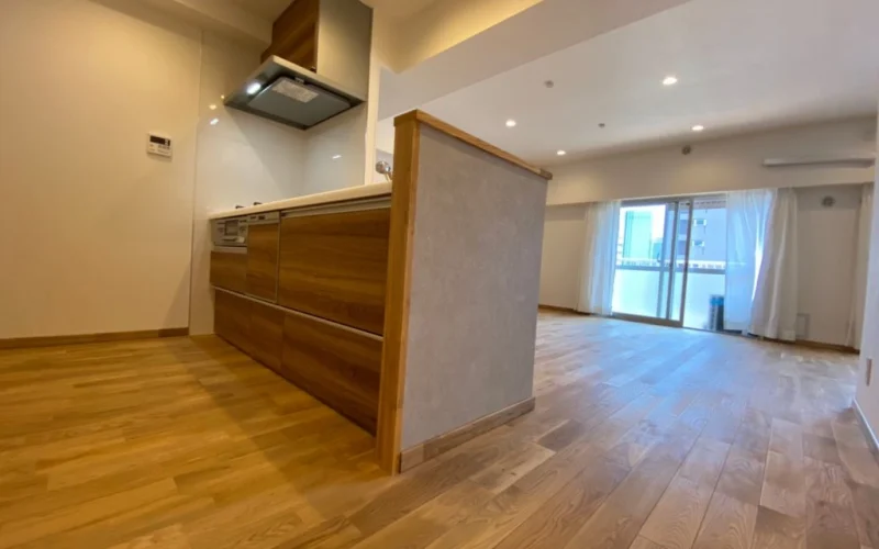 マンションリノベーションのキッチンリフォームのAfter写真