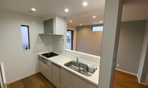 キッチン周りの造作リフォームのAfter写真