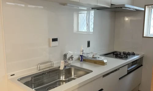 戸建てロフト増設リノベーションのキッチンのAfter写真