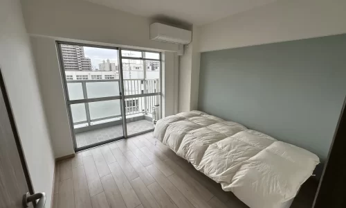 マンションリノベーションの寝室のAfter写真