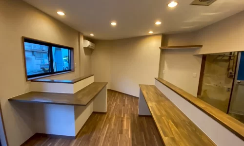 空き家だった店舗のリフォームの内装のAfter写真