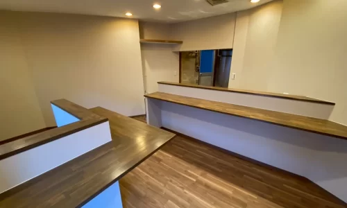 空き家だった店舗のリフォームの内装のAfter写真