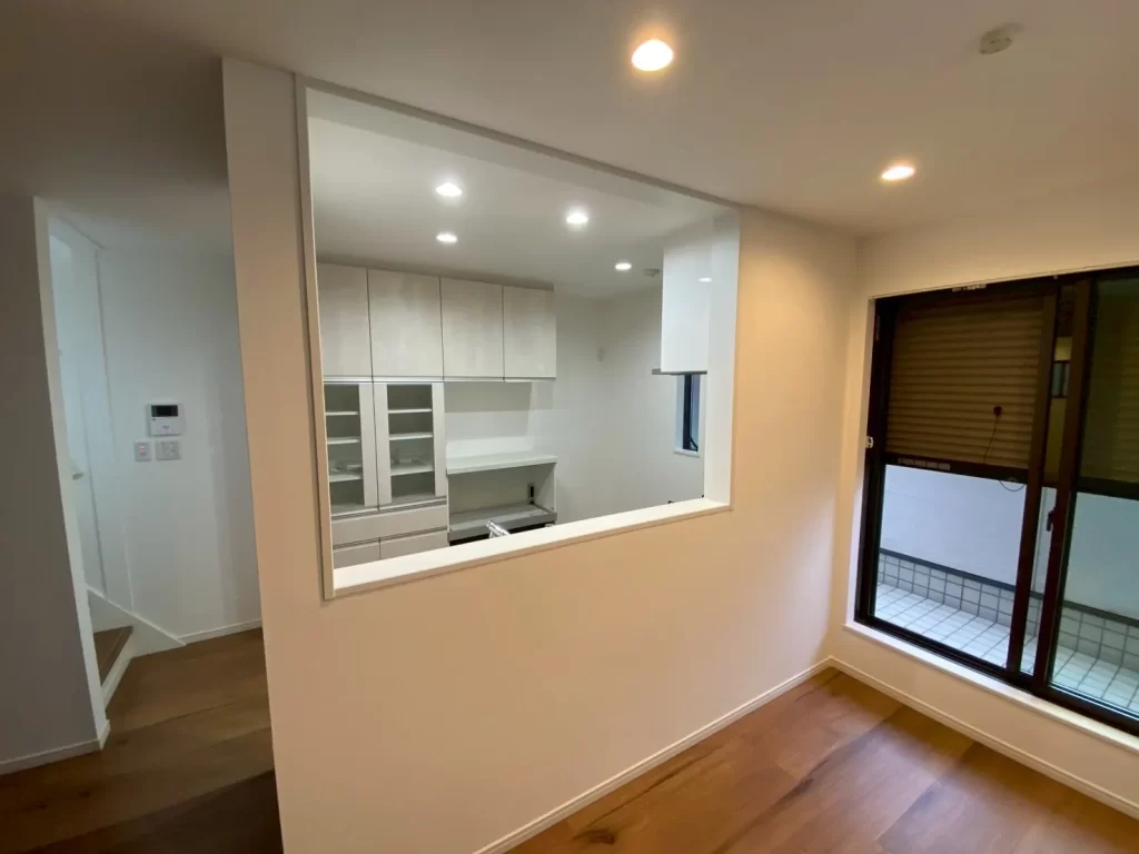 キッチン周りの造作リフォームのAfter写真