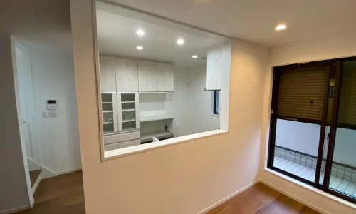 キッチン周りの造作リフォームのAfter写真