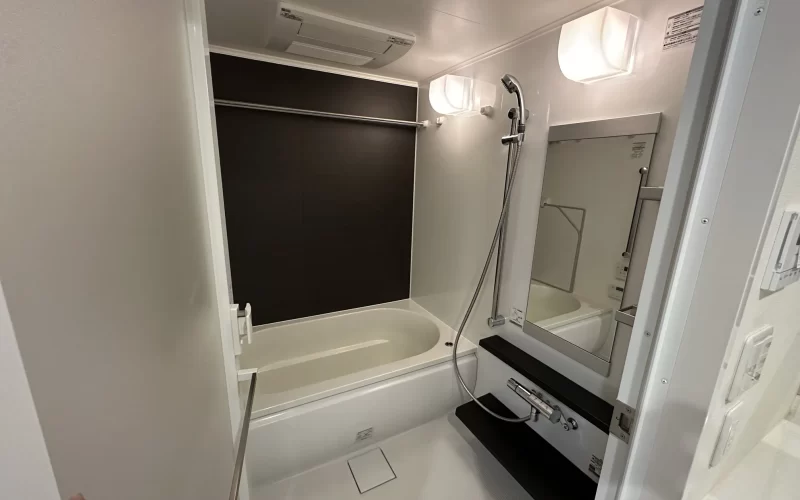 マンションの高級賃貸仕様へのリフォームのお風呂の写真