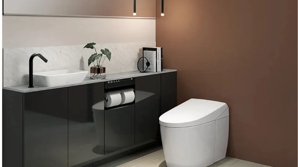 おしゃれなトイレの写真